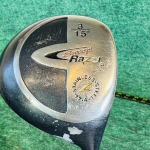Vintage Razor 3 Fairway Wood Mens RH 15° Stainless Steel China Golf Club